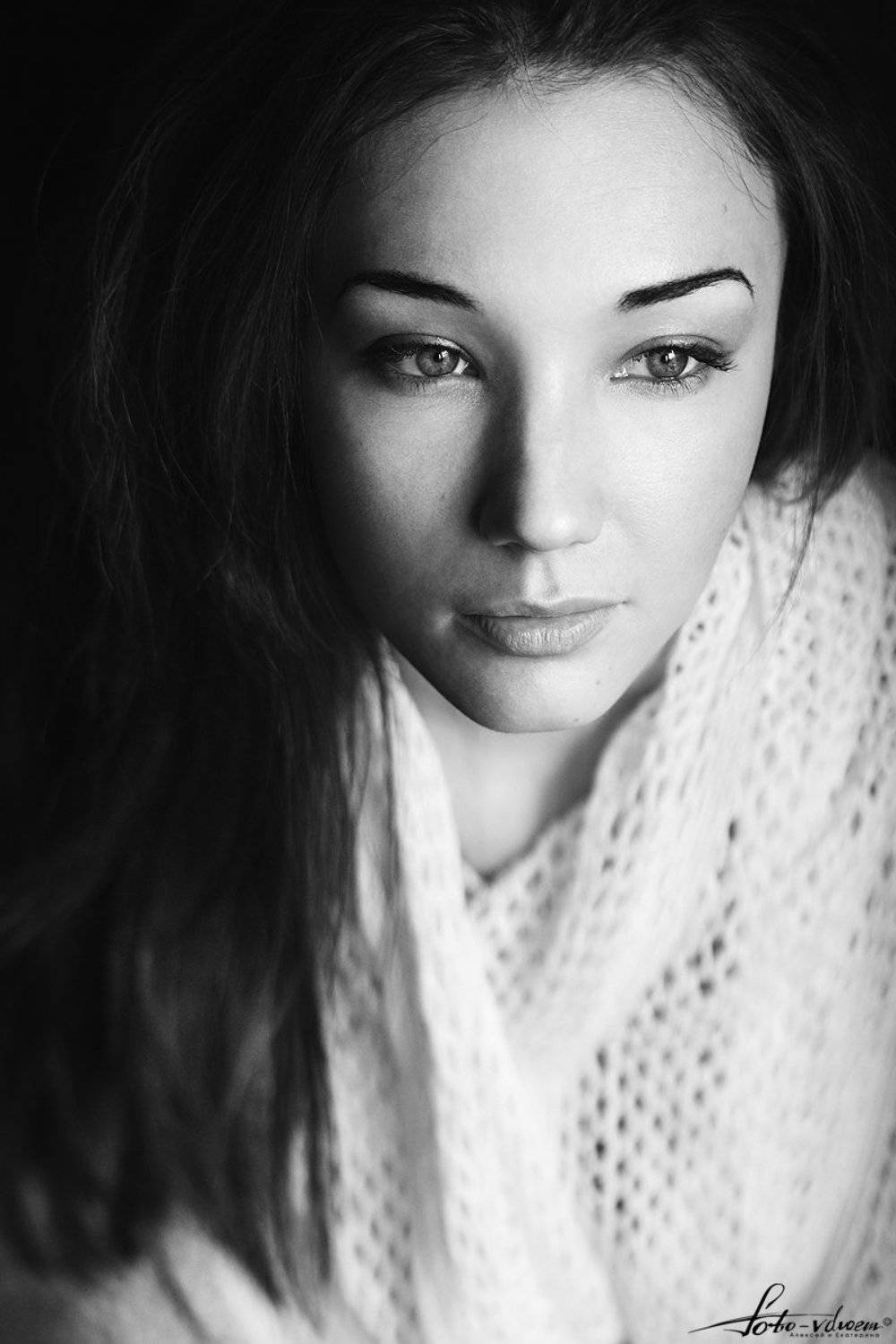 Foto-vdvoem, Портрет, Портрет девушки, Фото вдвоем, Фото-вдвоем, Черно-белая фотография, Черно-белое фото, Екатерина foto-vdvoem Малькова