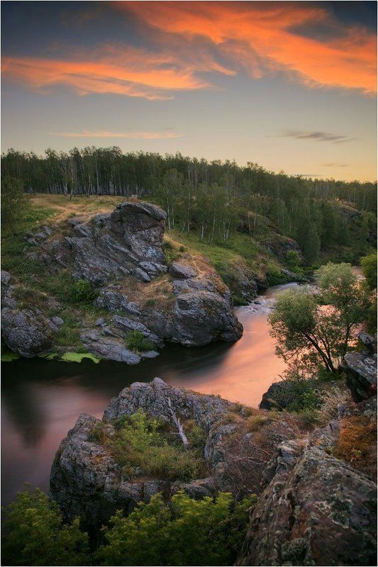 Летний вечер фото превью