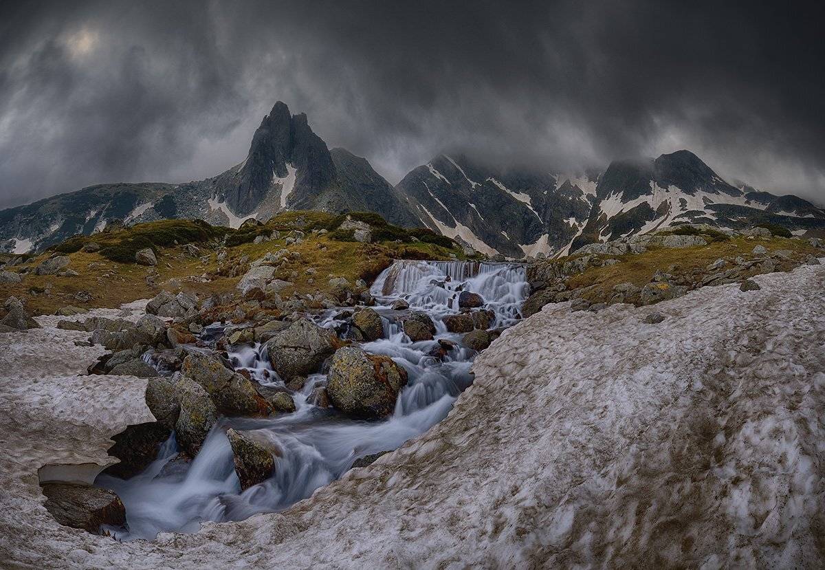 болгария, горы, река, снег, Красимир Матаров