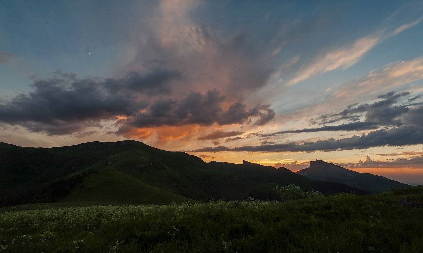 горы, кавказ, июнь, ачешбок, ФЁДОР