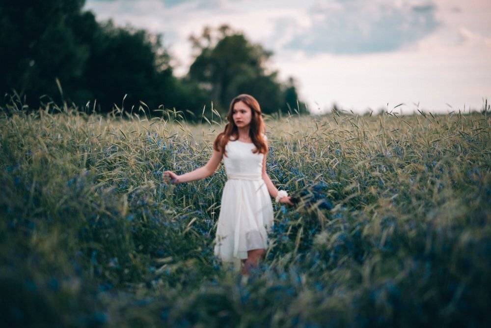 Девушка, Лето, Поле, Андрей Макаров