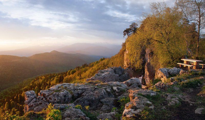 азиш-тау, лагонаки, рассвет  фото превью