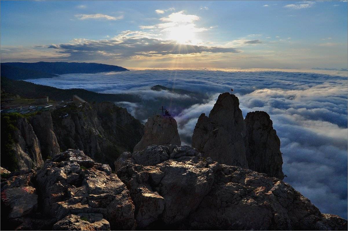 крым, г.ай-петри, утро, АНАТОЛИЙ ДОВЫДЕНКО
