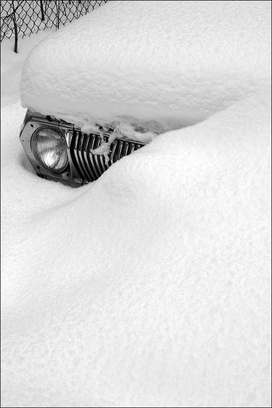 Газ 24, Зима, Снег, Фара, Victor Pechenev
