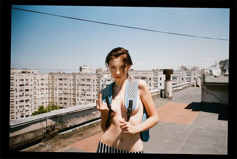 Color, Film, Film. lomo, Lomo, Model, Modeltest, Nude, Portrait, Крыша, Ломография, Модель, Мыльница, Негатив, Пленка, Тесты Hot Tin Roof фото превью