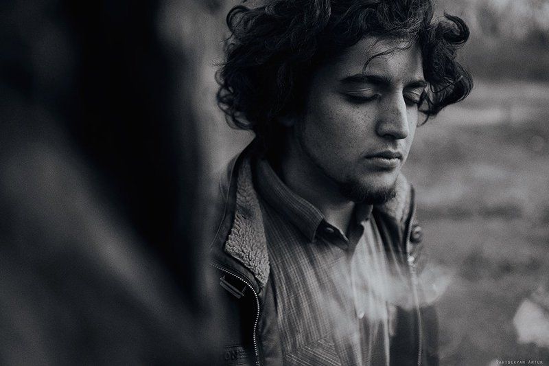 мужчина, портрет, чб I\'d give my allphoto preview