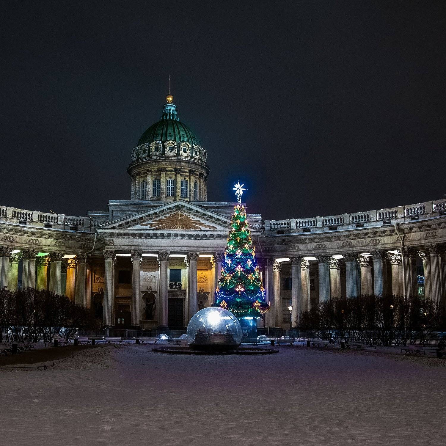 новыйгод, город, архитектура, собор, петербург, зима, Александр Игнатьев