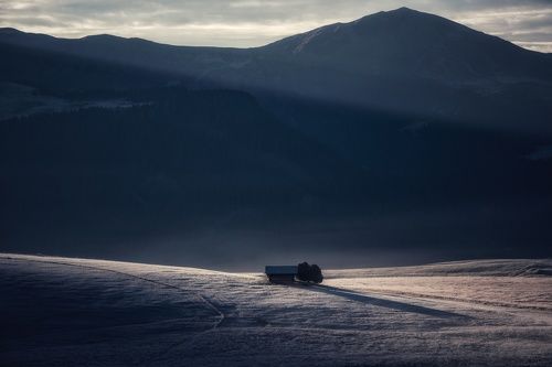 Утро в Альпах