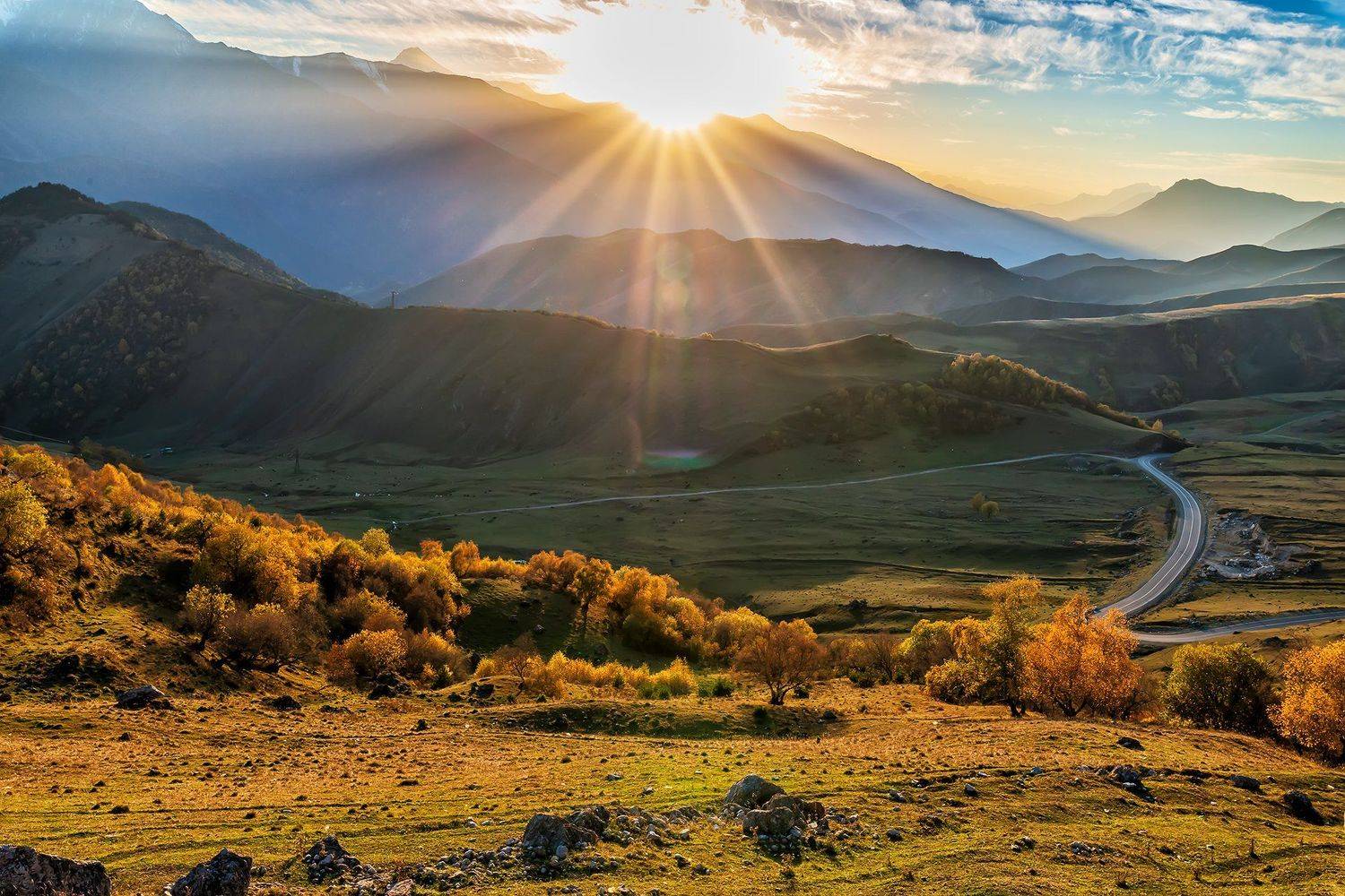 Ингушетия, горы, осень, Владимир Иванов