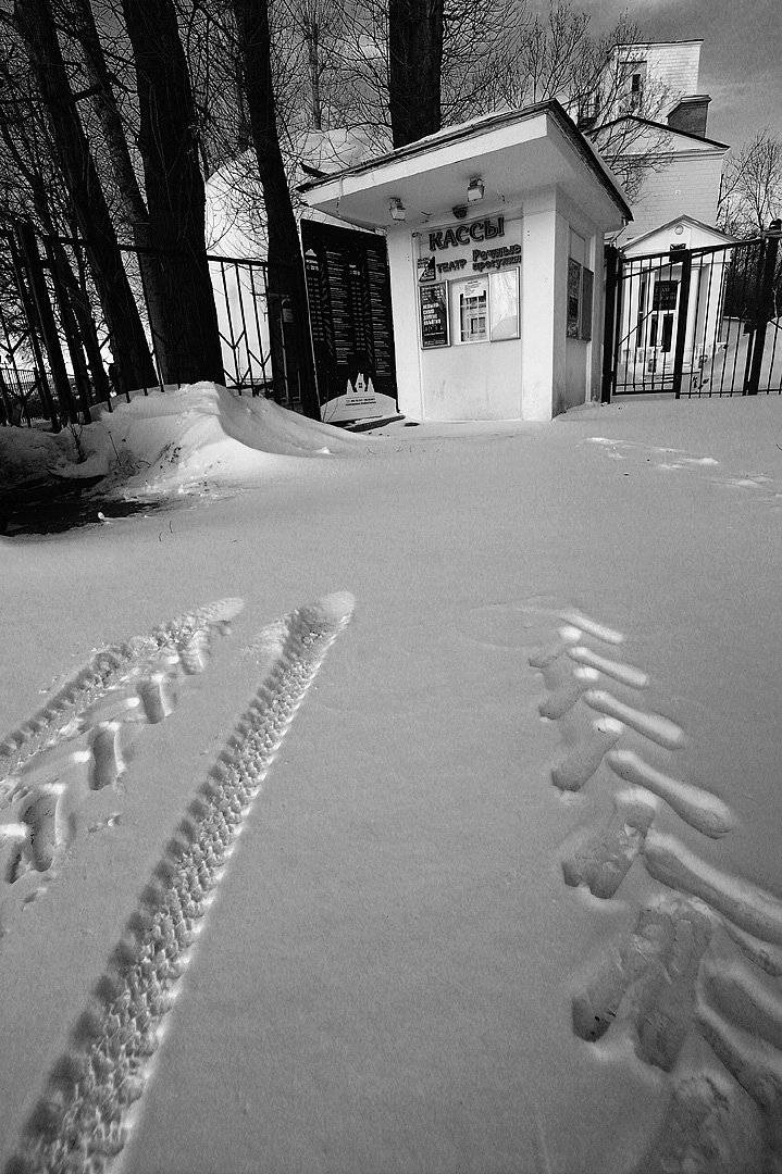 кассы, речные прогулки, следы, шины, зима, не сезон, Дмитрий Ткаченко