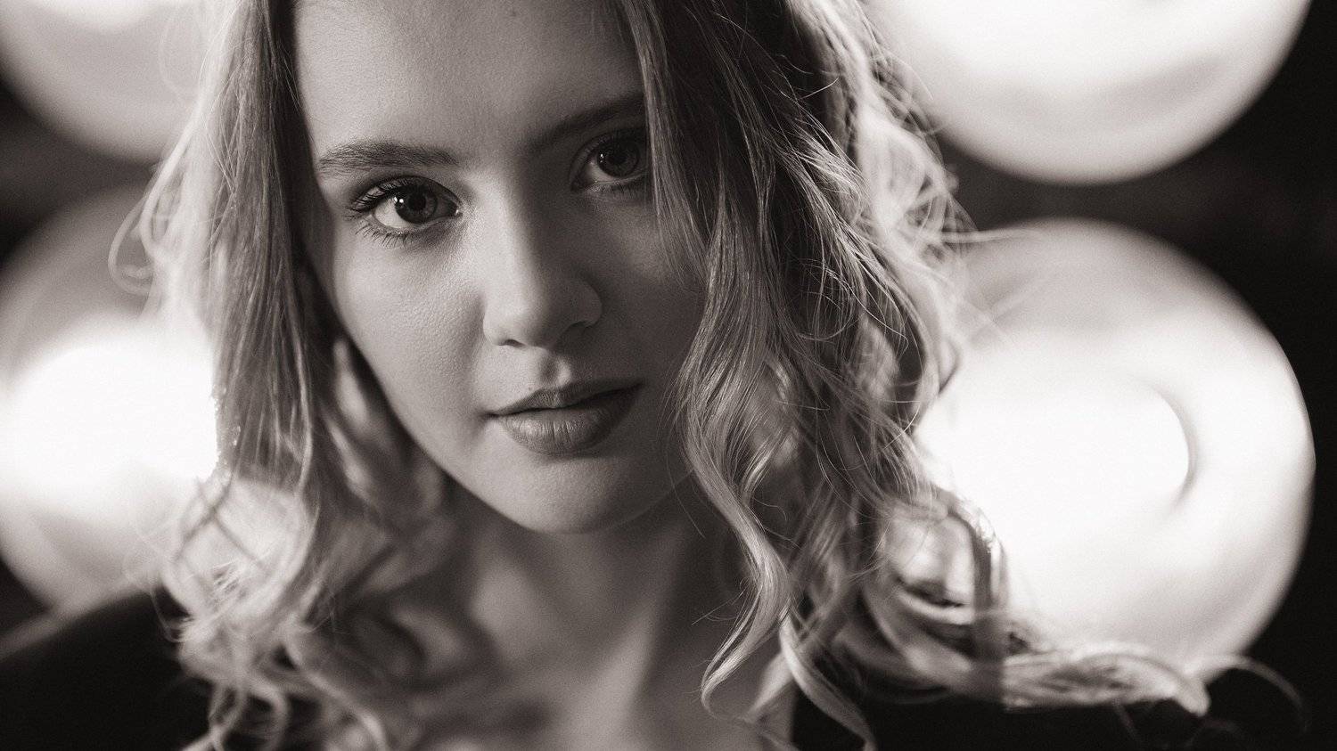 Женский портрет, портрет, черно белый, девушка, монохром, Дмитрий Шарабанов