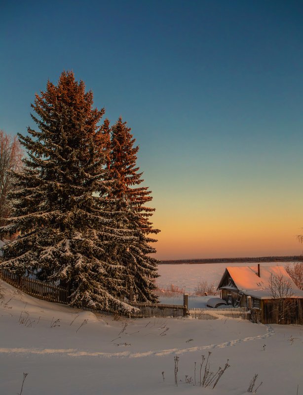 природа,коми,север,холод,мороз,закат,nature, komi, north, cold, frost, sunset, - 35 Вот и Новый 2021год фото превью