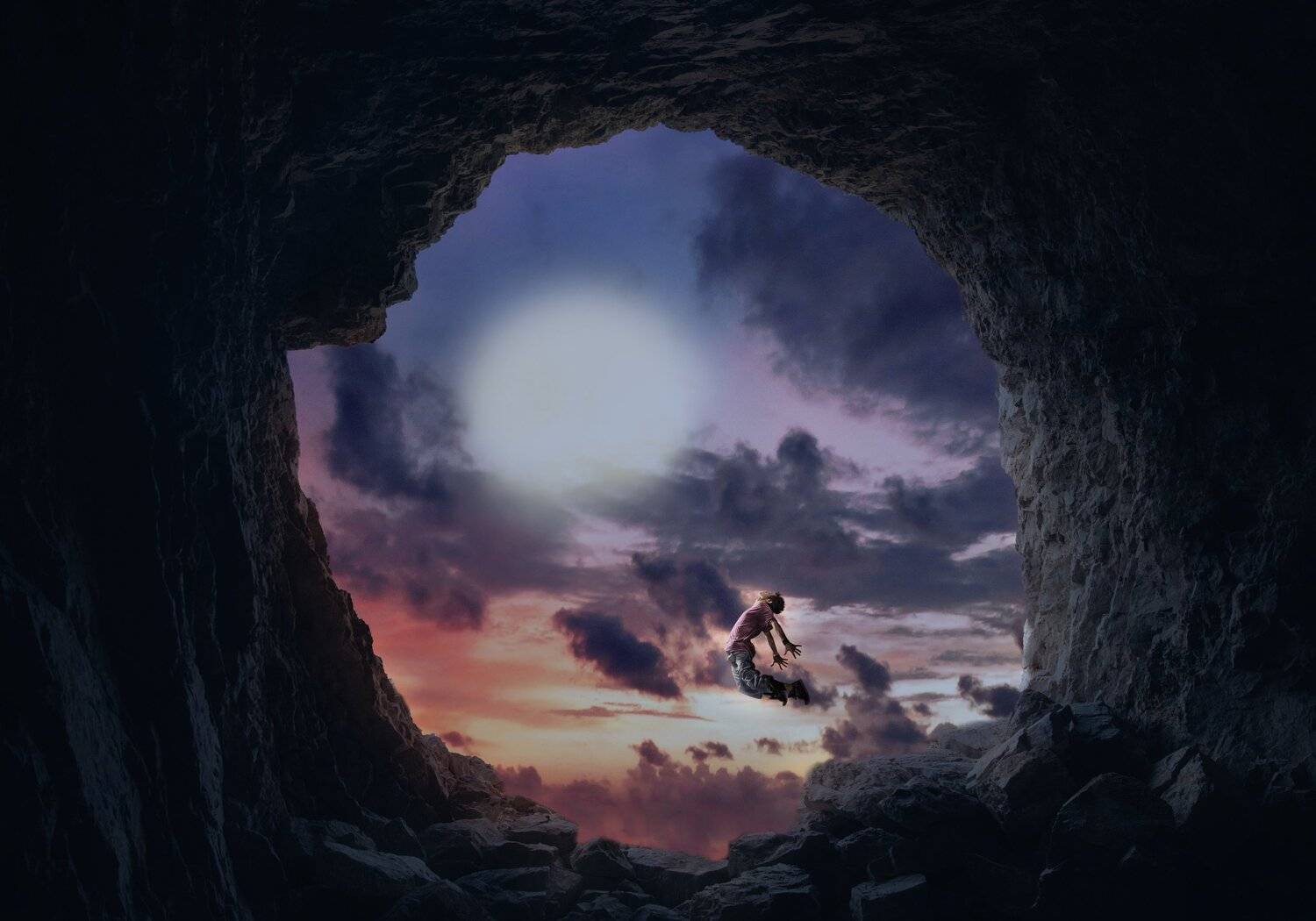 пещера, облака, Sergii Vidov