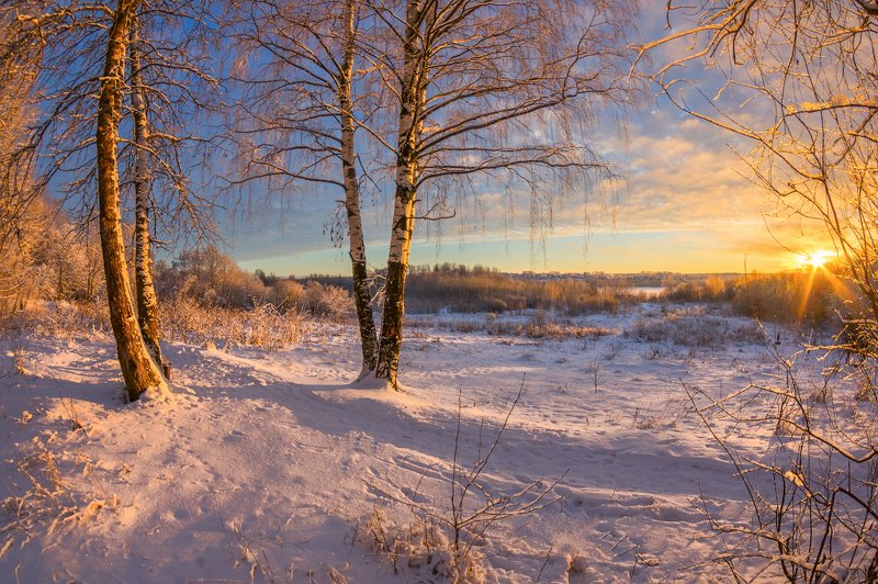 про зимний вечерок фото превью