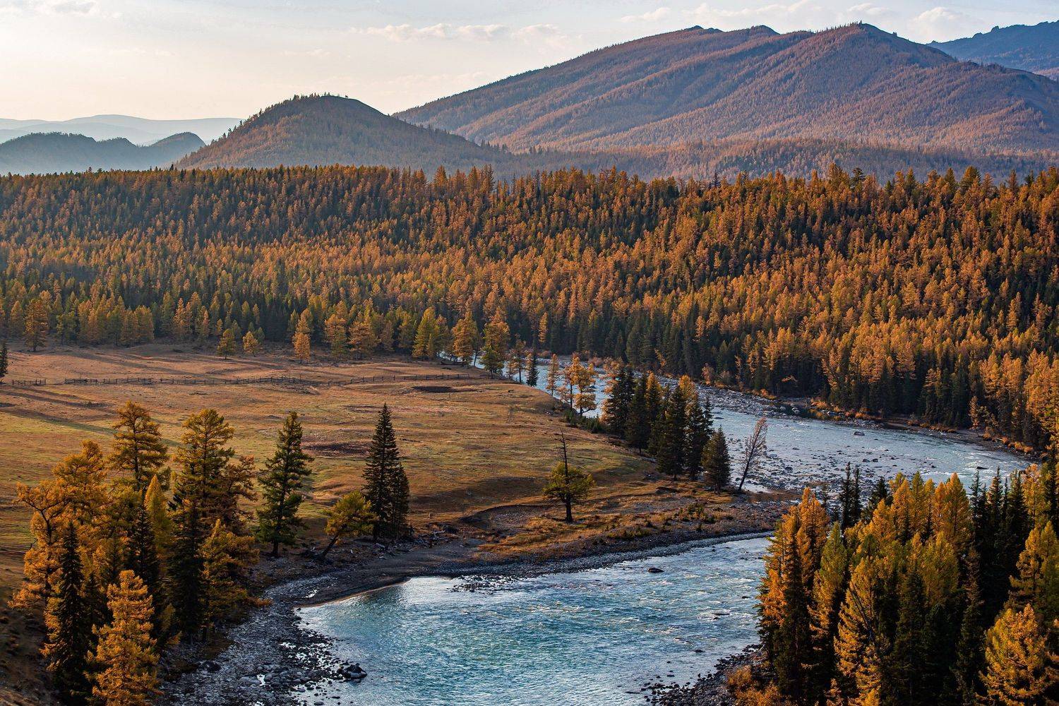 алтай. осень. горы., Евгений Дроботенко