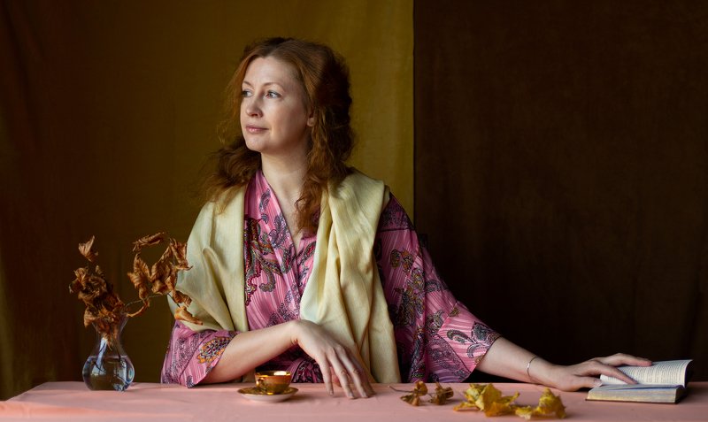 fine art portrait Late Autumn feeling in January фото превью