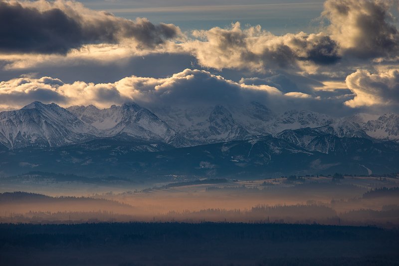 View of the Tatra Mountains фото превью