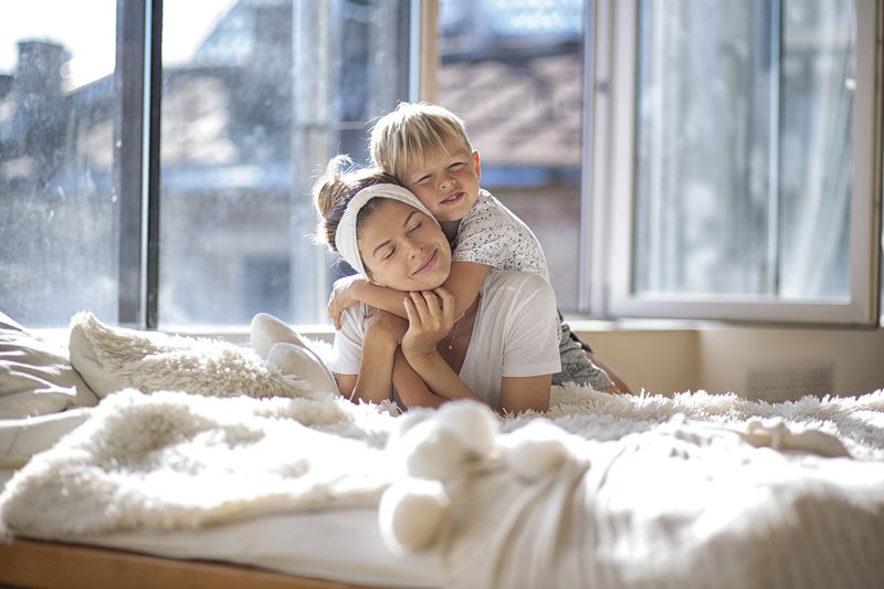 семья, фотосессия, дети, судийный, натуральныйсвет,утро  фото превью