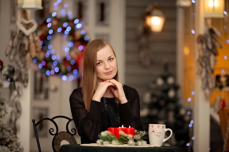 студия, помолейко, девушка, новогоднее, студия, фотостудия Новогоднее настроение фото превью