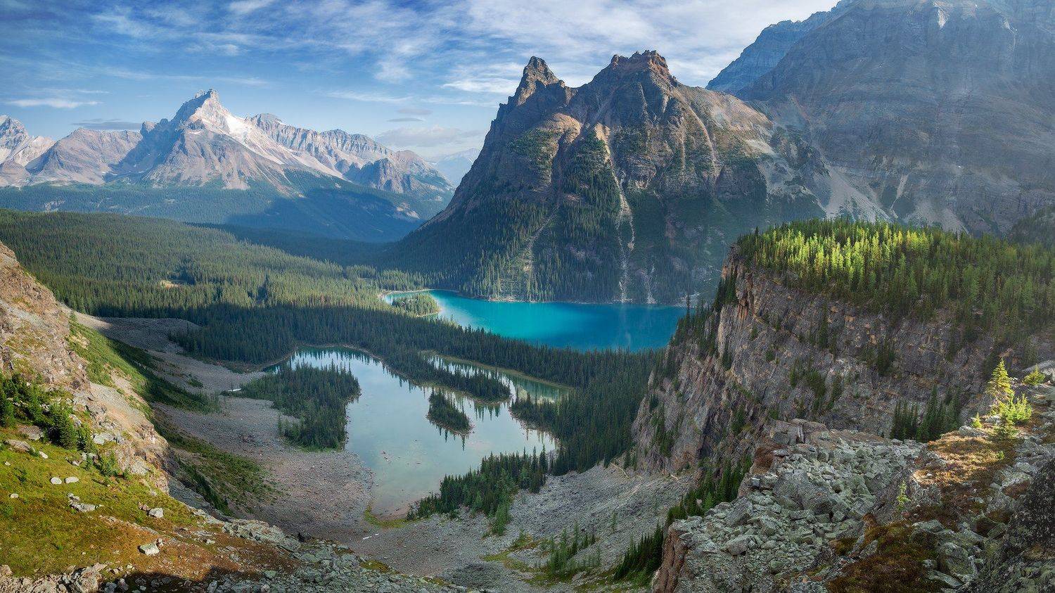 ohara, yoho, larches, sunrise, Evgeny Chertov