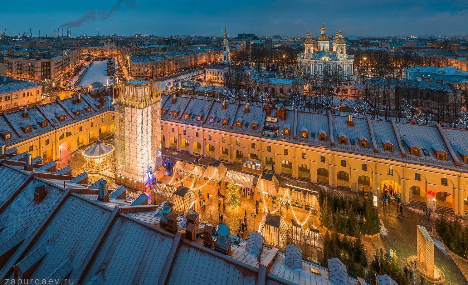 россия, петербург, зима, новый год, Станислав Забурдаев