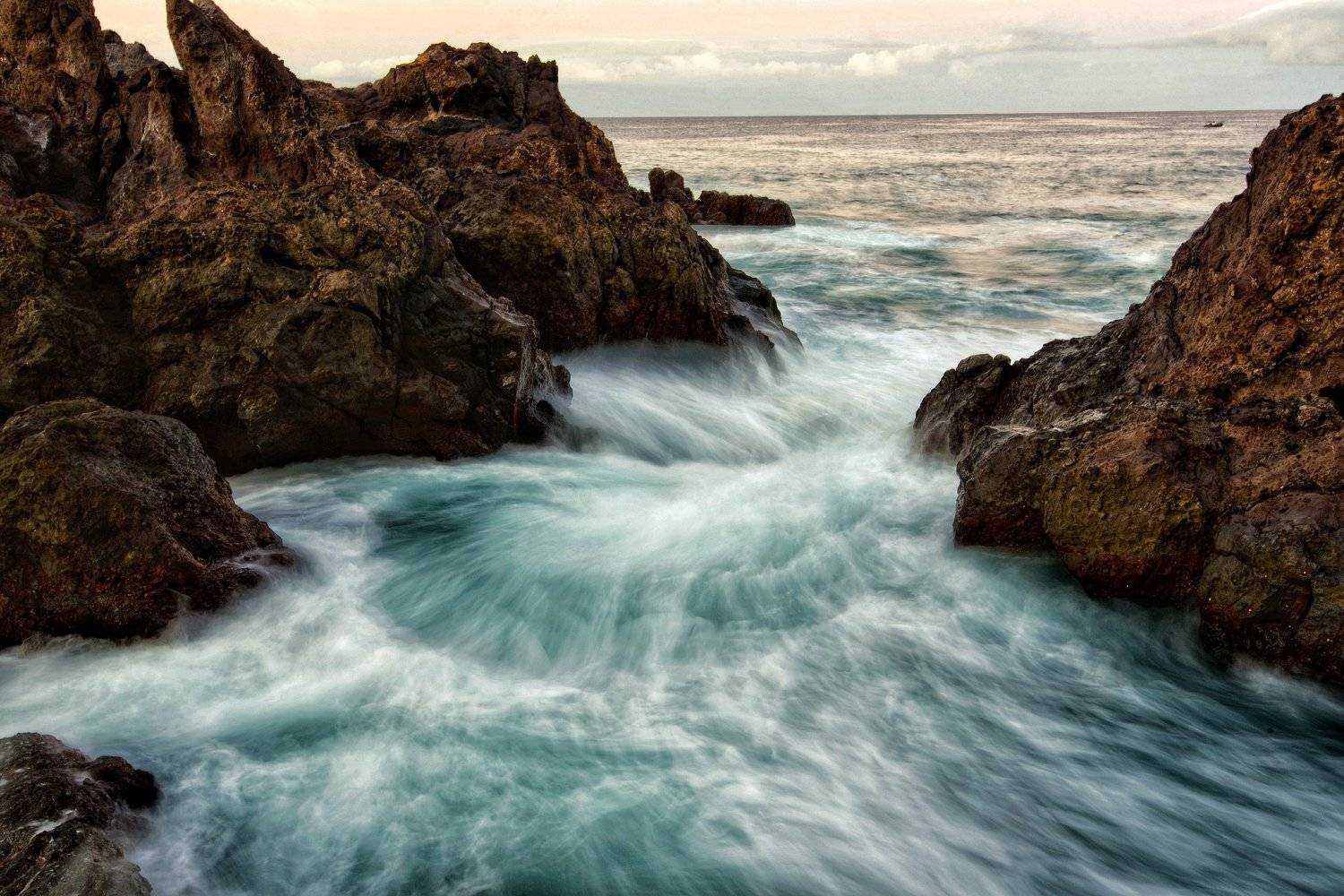 тенерифе, океан, атлантический океан, длинная выдержка, пейзаж, Владимир Яськив