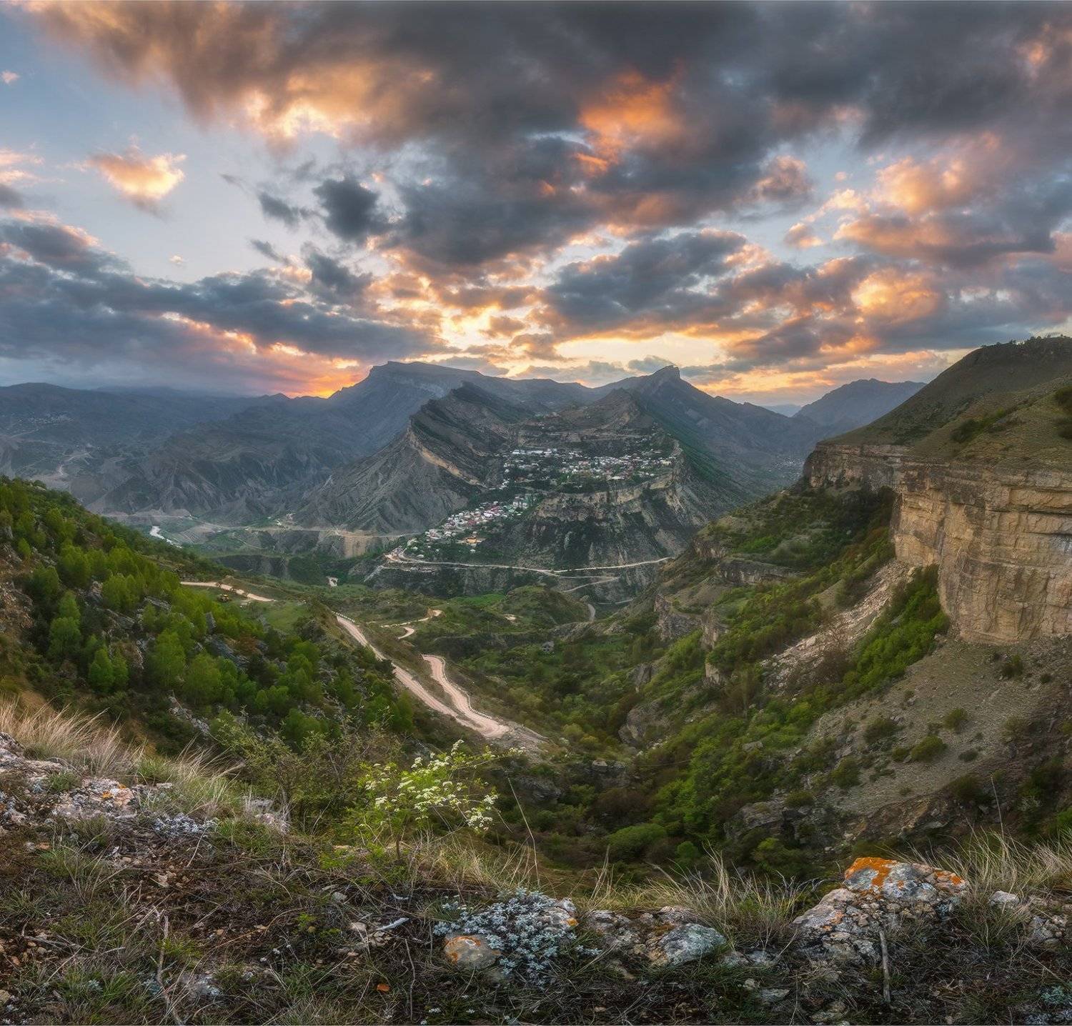 кавказ, дагестан, гуниб, закат, фототур, андрей грачёв., Николай Мысливцев
