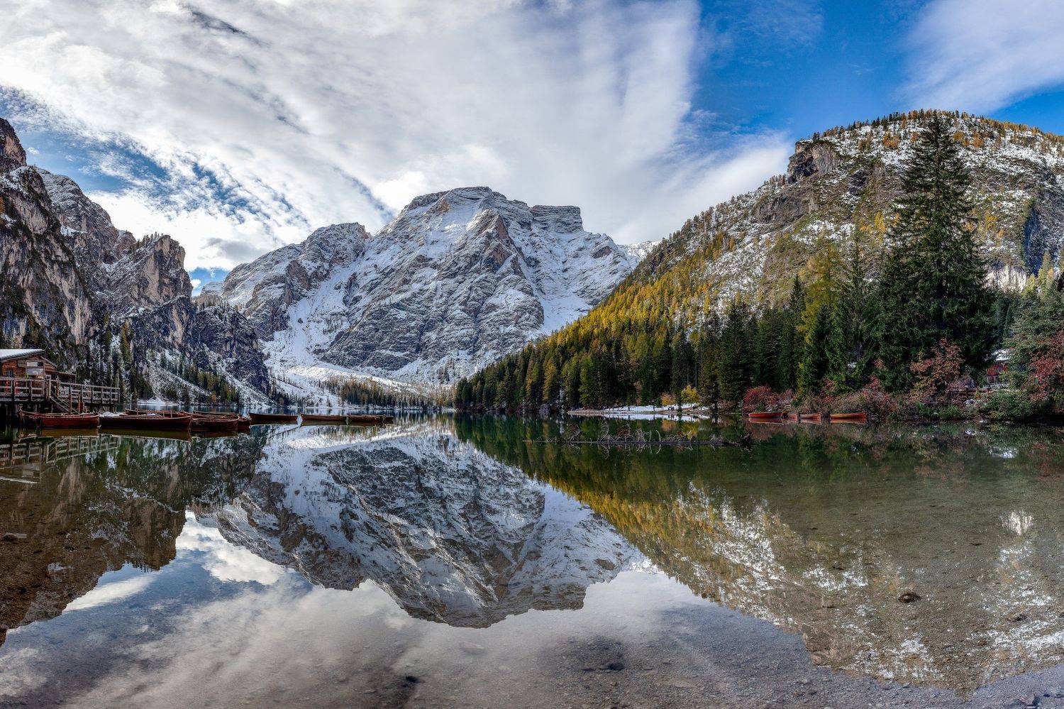 italy, landscape, braies,, Igor Sokolovsky