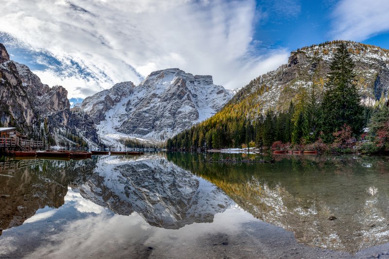 italy, landscape, braies, Braies фото превью