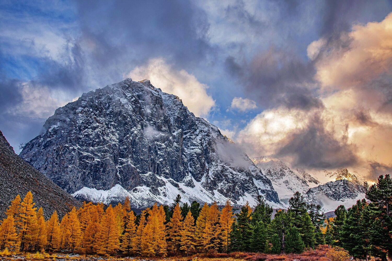 алтай. осень. горы., Евгений Дроботенко