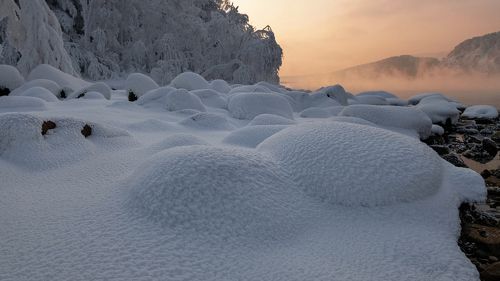 Снежные ёжики.
