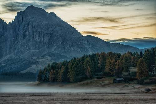 Утро в Альпах