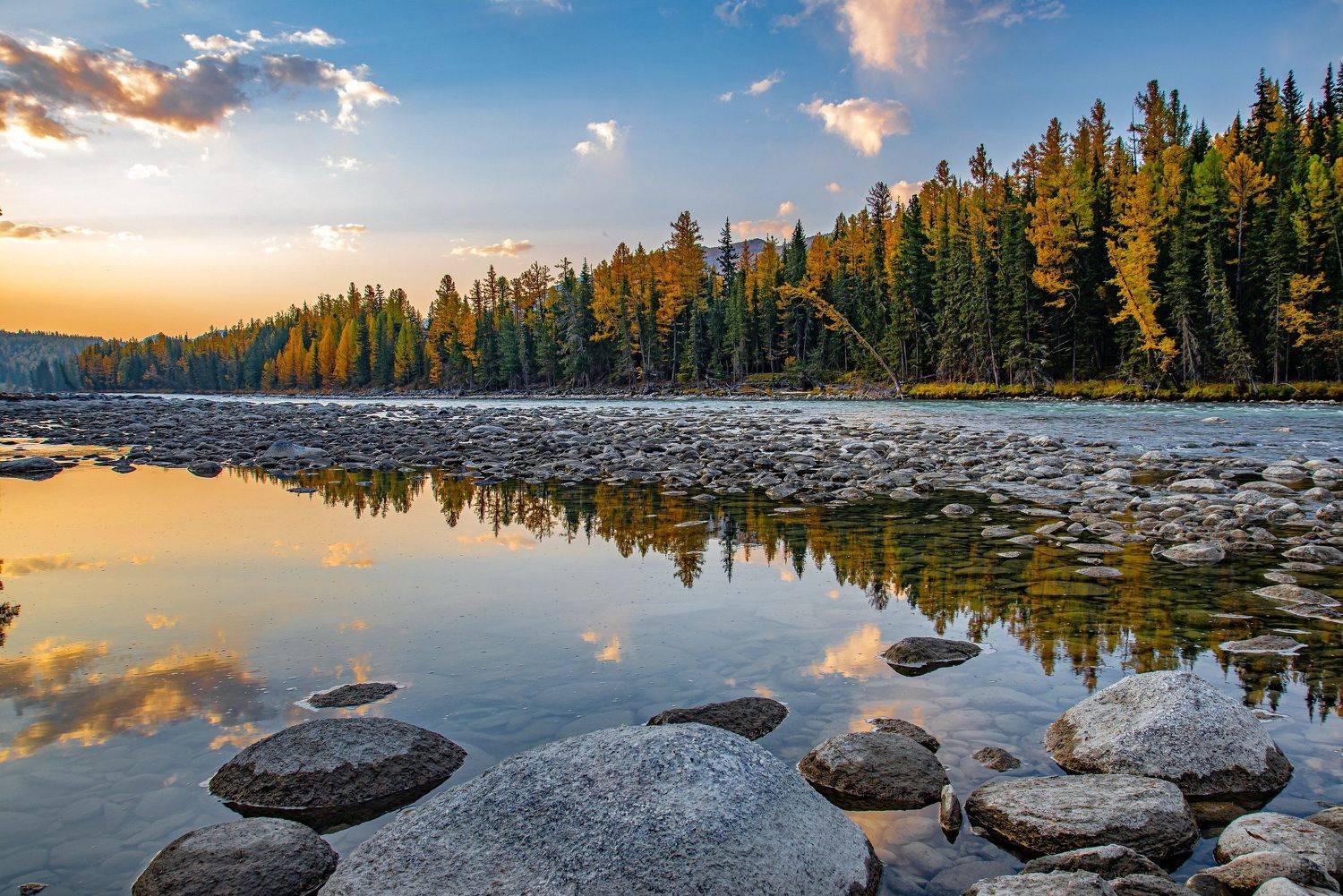 алтай. осень. горы., Евгений Дроботенко