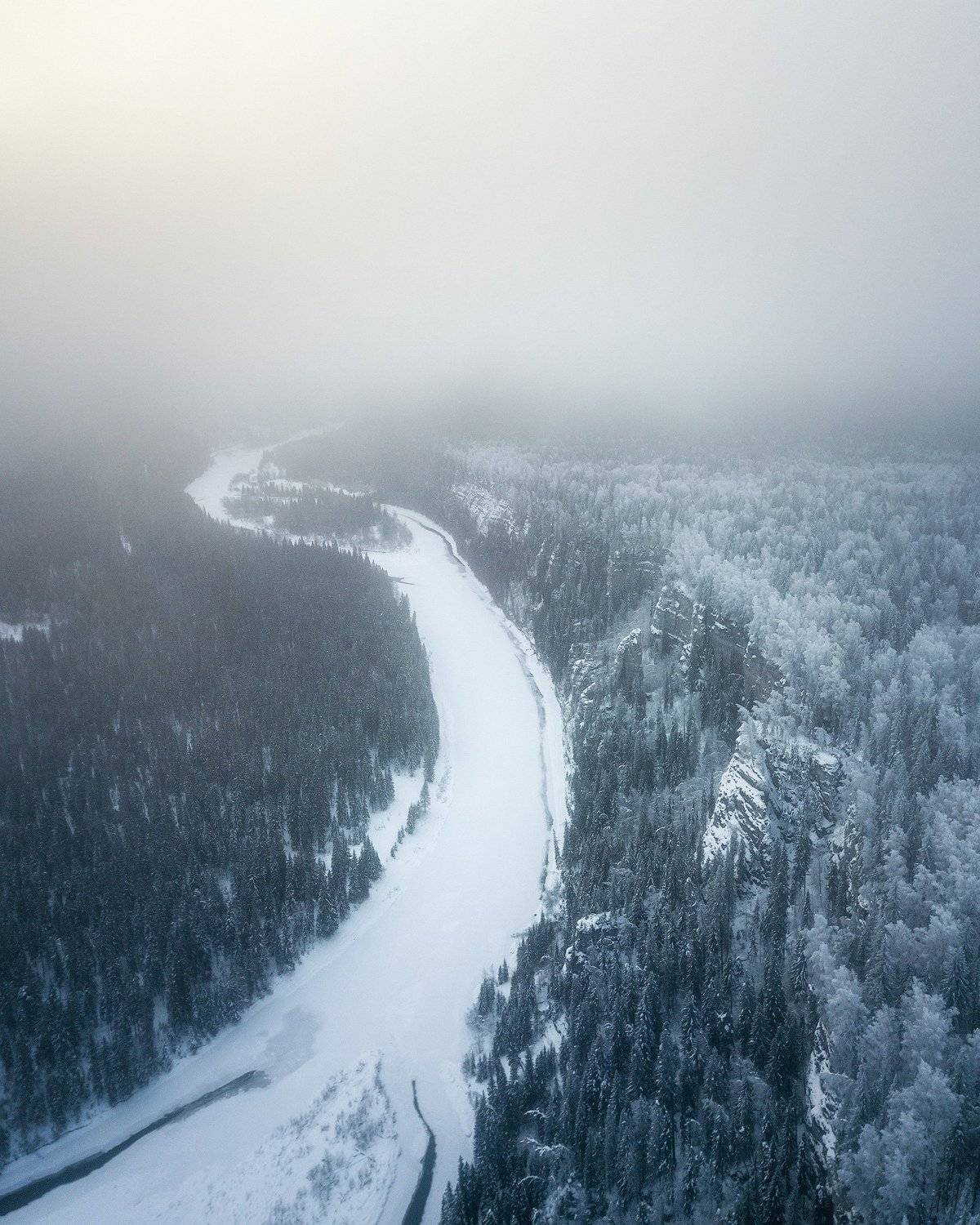 пермский край, усьва, зима, река, россия, чертов палец, усьвинские столбы, Кирилл Кузнецов