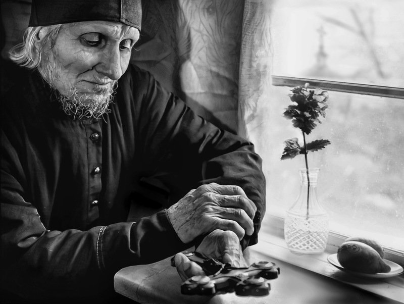 Жанровый портрет, RomanMordashevPhotography  Старый крест фото превью