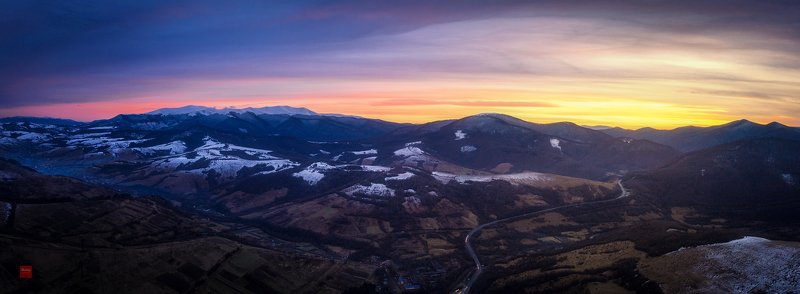 карпаты Панорама Восточных Бескид фото превью