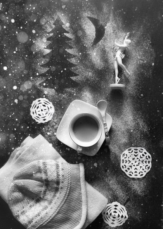 Фигуристка, кофе, шапка В январе фото превью