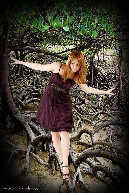 баланс,девушка,природа, Александр Путев