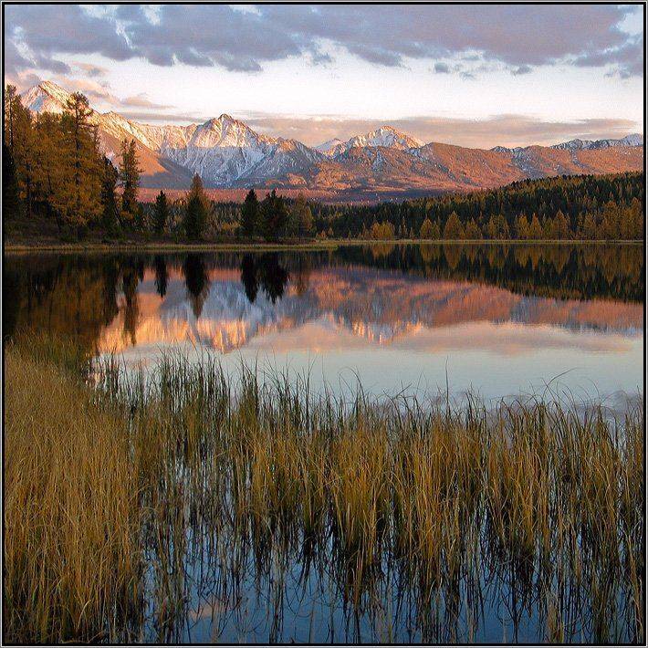 алтай, горы, горный алтай, улаган, озеро, курайский хребет, киделю, закат, аня графова, Аня Графова