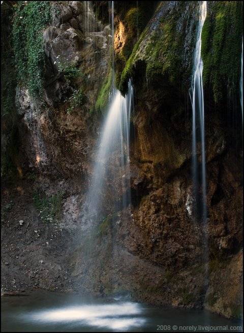 водопад, камни, крым, ручей, Nika Shmeleva