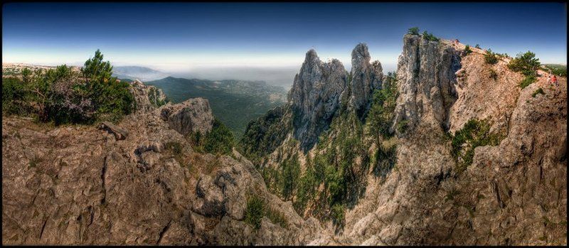 Вид с горы Ай-Петри фото превью