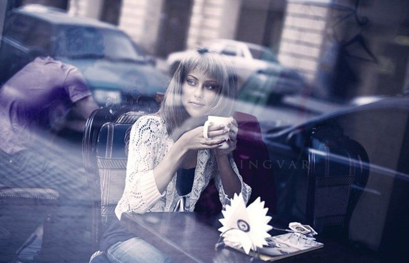 катрин, за стеклом, кофе Катрин фото превью