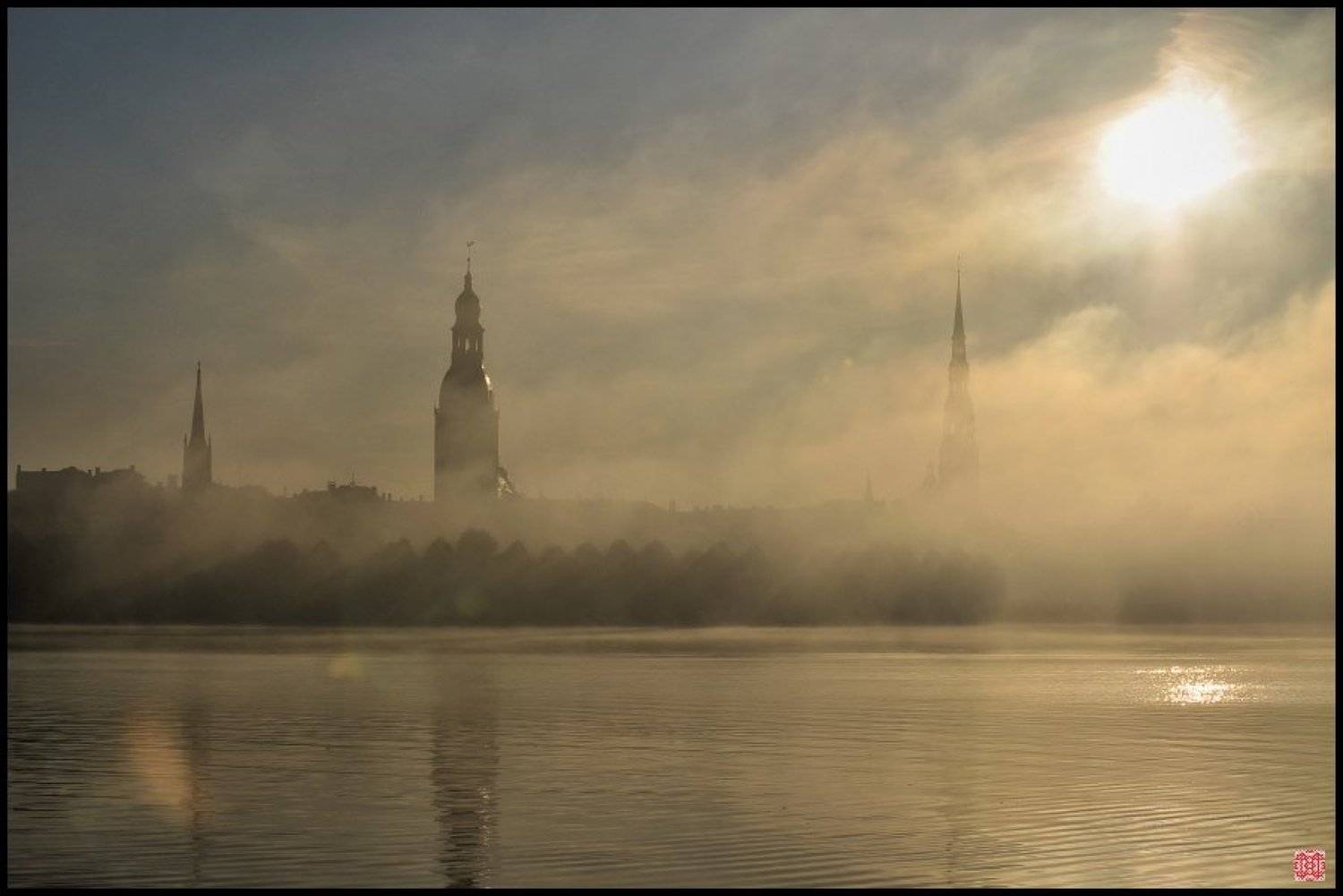рига, туман, Cairns (Павел Васильев)