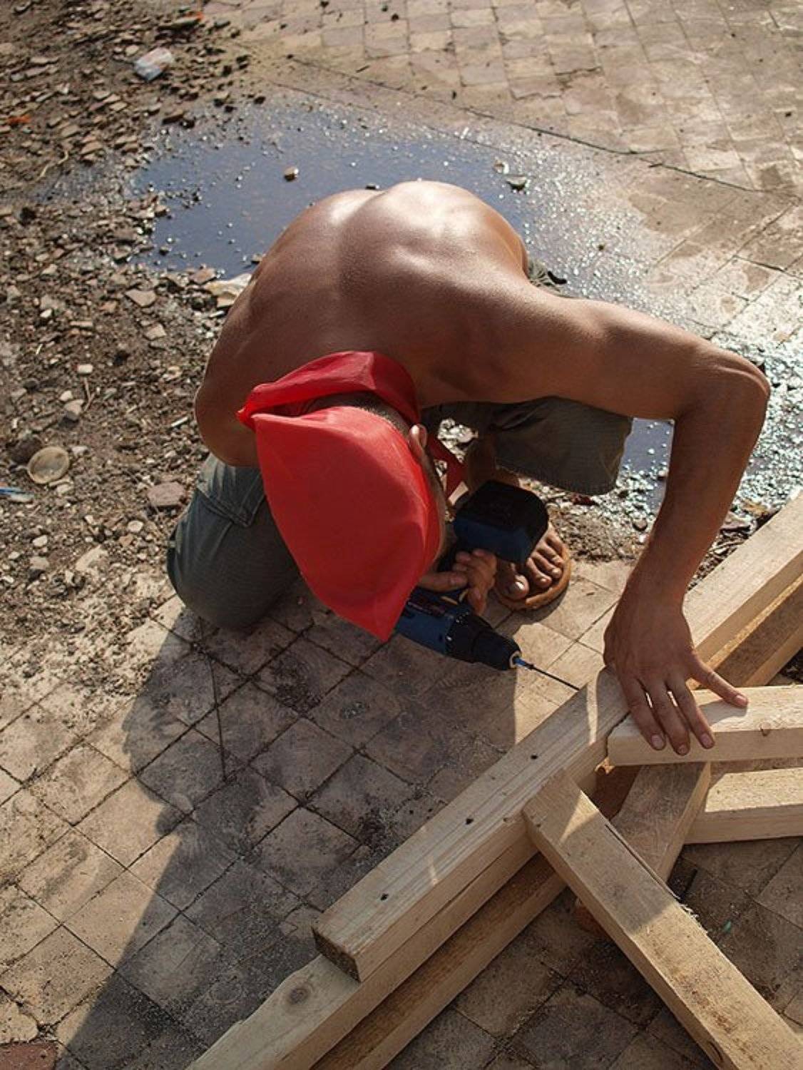 мужчина, пионер, юноша, работа, стройка, доски, Milky_Jane