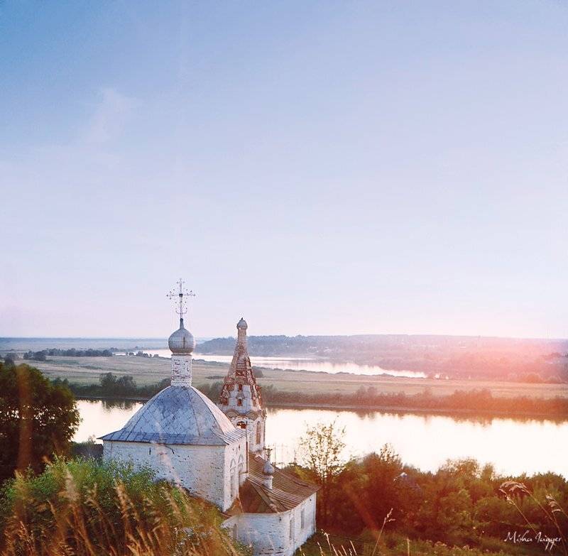 старая рязань, ока, лето, закат, слайд, Jagger