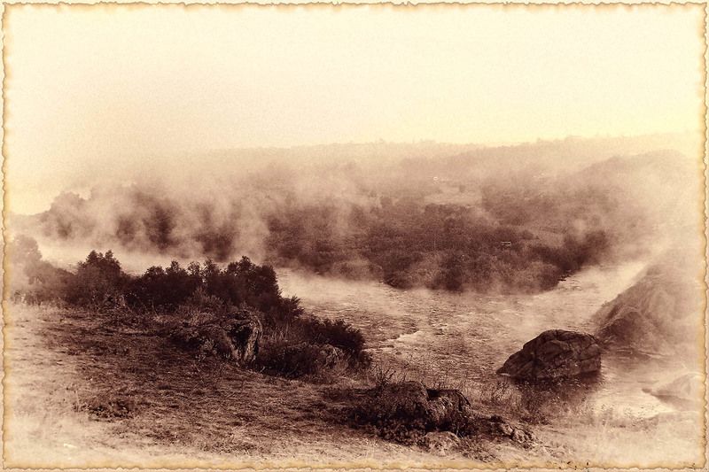 пейзаж, природа, река, скалы Буг фото превью