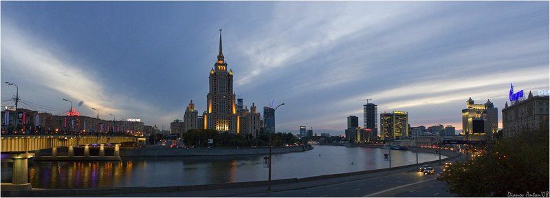 москва, набережная, сталинка, москва-сити, moscow-city Городу, пустынному без оды.. фото превью