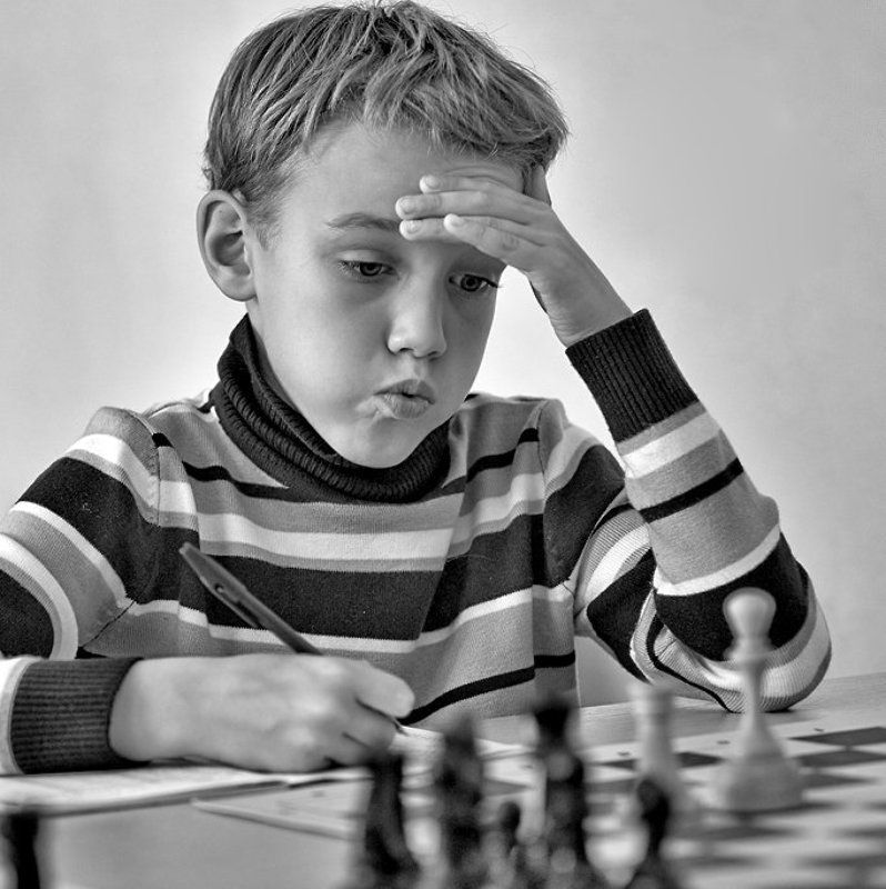 шахматы,турнир,победа Ух,чуть пешку не зевнул... фото превью