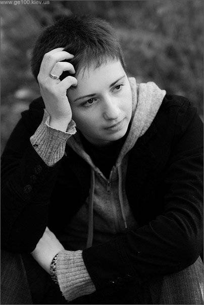 портрет, девушка, короткая стрижка, короткой стрижкой, Leonid Sydorenko(ge100)