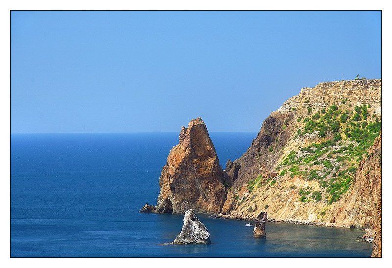 крым, севастополь, мыс, фиолент, яшмовый, пляж, чёрное море, обака, лето, скалы, горы Мыс Фиолент #3 фото превью